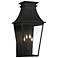 Gloucester 36" High Sand Coal 4-Light Outdoor Wall Light