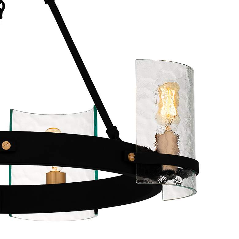 Image 5 Gloucester 4-Light Matte Black Chandelier more views
