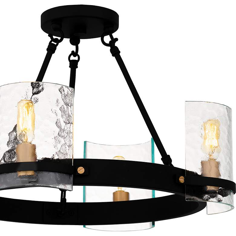 Image 5 Gloucester 4-Light Matte Black Semi-Flush Mount more views