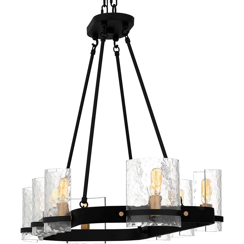 Image 5 Gloucester 8-Light Matte Black Linear Chandelier more views