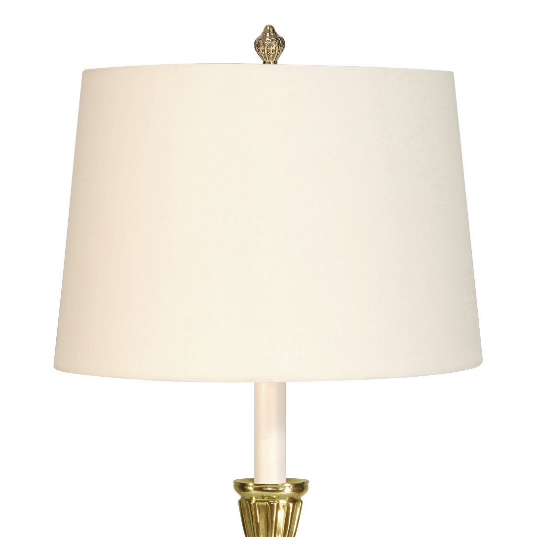 Image 3 Gloucester Candlestick 28" Polished Brass Traditional Table Lamp more views