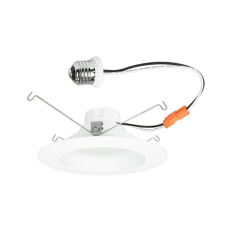 Image 1 Glow 5 inch-6 inch White Retrofit 12W LED Recessed Downlight