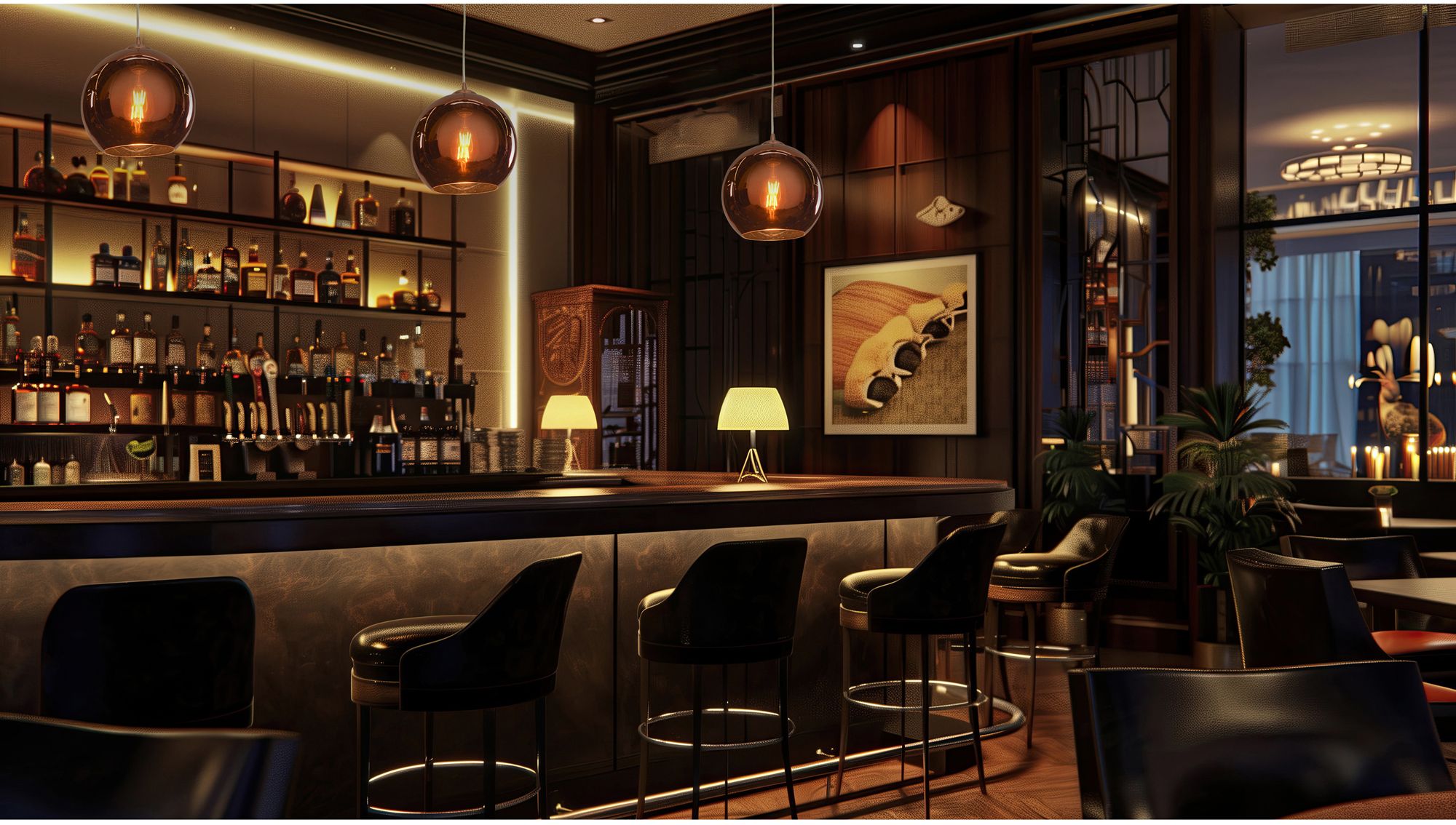 Image 3 Glow E26 LED Pendant - 10" - Brushed Copper Finish - Copper Glass Diff more views