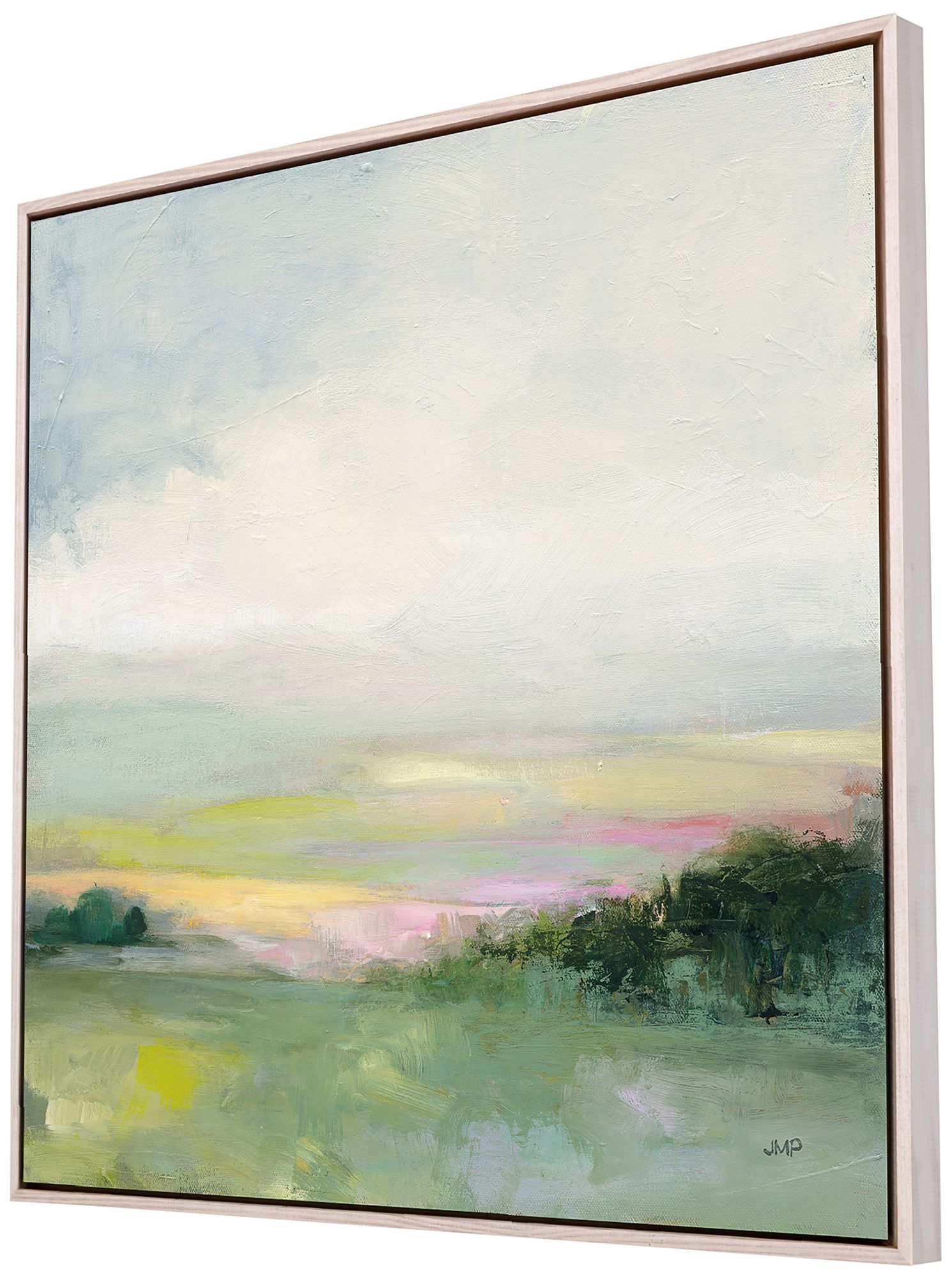 Glowing Valley 41" Square Giclee Framed Canvas Wall Art Image 4