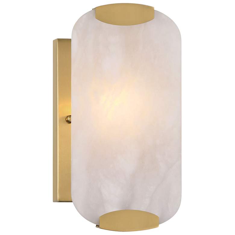 Image 2 Glowstone 10" High Legacy Brass Wall Sconce more views