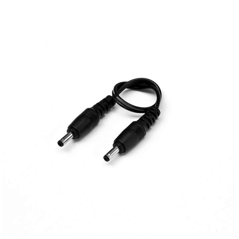 Image 1 GM Lighting 3 inch Black Male to Male Cable Connector