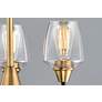 3_Goblet 3 Light 19" Wide Bronze/Antique Brass Chandelier more views