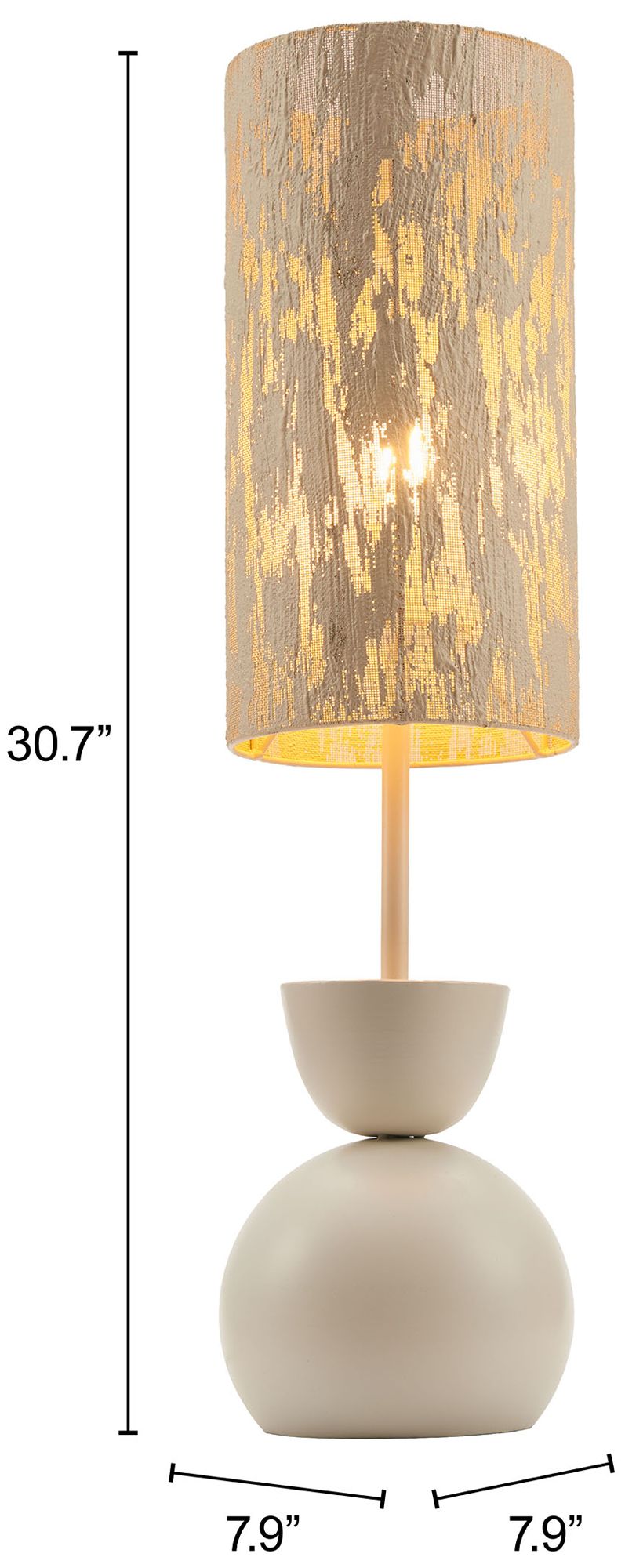 Gochi Table Lamp White
