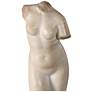 4_Goddess Venus 21 1/2" High Beige and Black Marble Sculpture more views