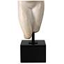 5_Goddess Venus 21 1/2" High Beige and Black Marble Sculpture more views