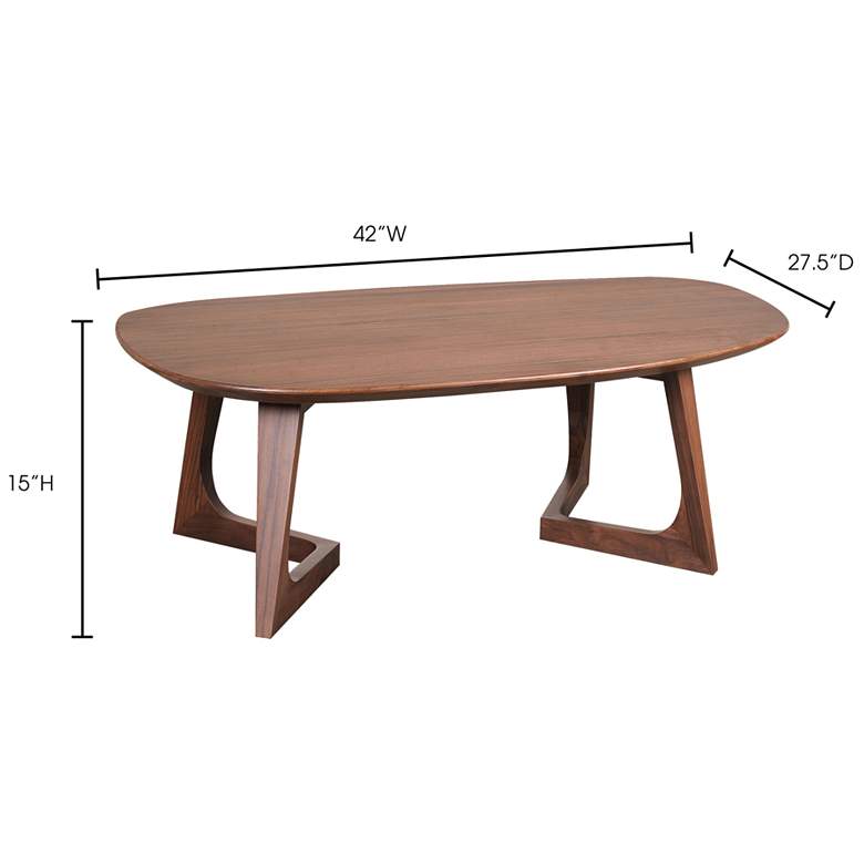 Image 6 Godenza Small Coffee Table Brown more views