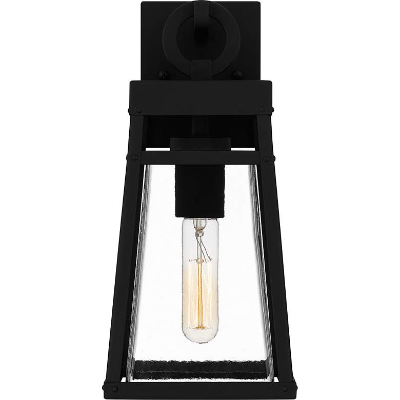 Image 3 Godfrey 1-Light Matte Black Outdoor Wall Lantern more views
