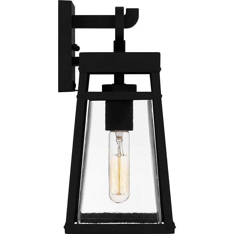 Image 4 Godfrey 1-Light Matte Black Outdoor Wall Lantern more views