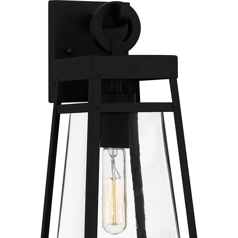 Image 5 Godfrey 1-Light Matte Black Outdoor Wall Lantern more views