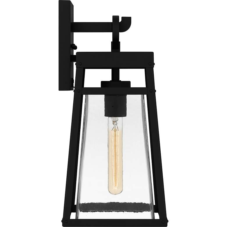 Image 4 Godfrey 1-Light Matte Black Outdoor Wall Lantern more views