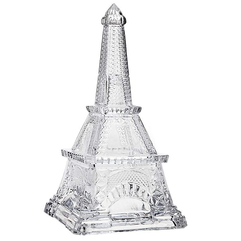 Image 1 Godinger Large Eiffel Tower Covered Crystal Box