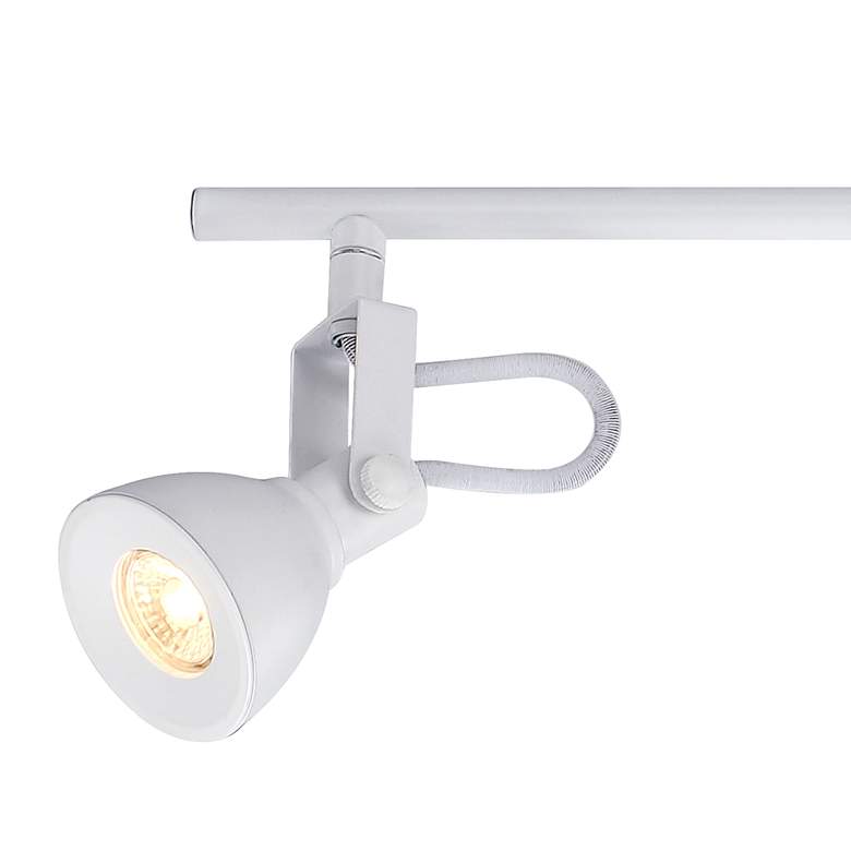 Image 2 Godwin LED 31" Wide White 4-Light Track Light for Ceiling or Wall more views