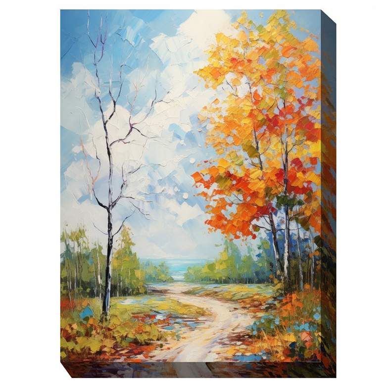 Image 1 Going The Backway Outdoor Canvas Art