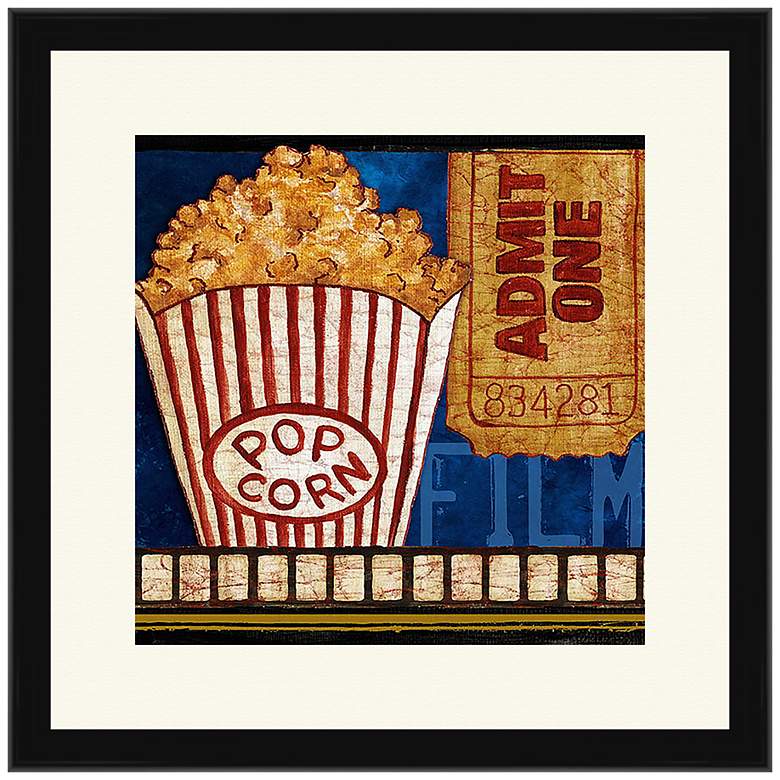 Image 1 Going to the Movies I 18 inch Square Framed Wall Art