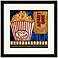 Going to the Movies I 18" Square Framed Wall Art