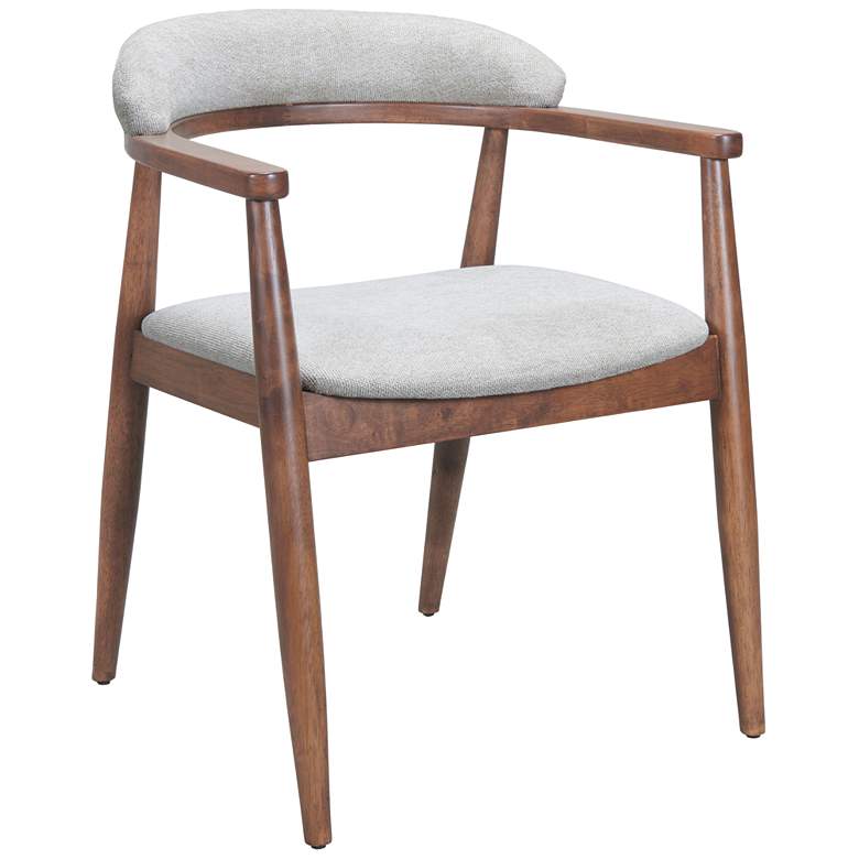 Image 1 Goka Dining Chair Beige & Walnut