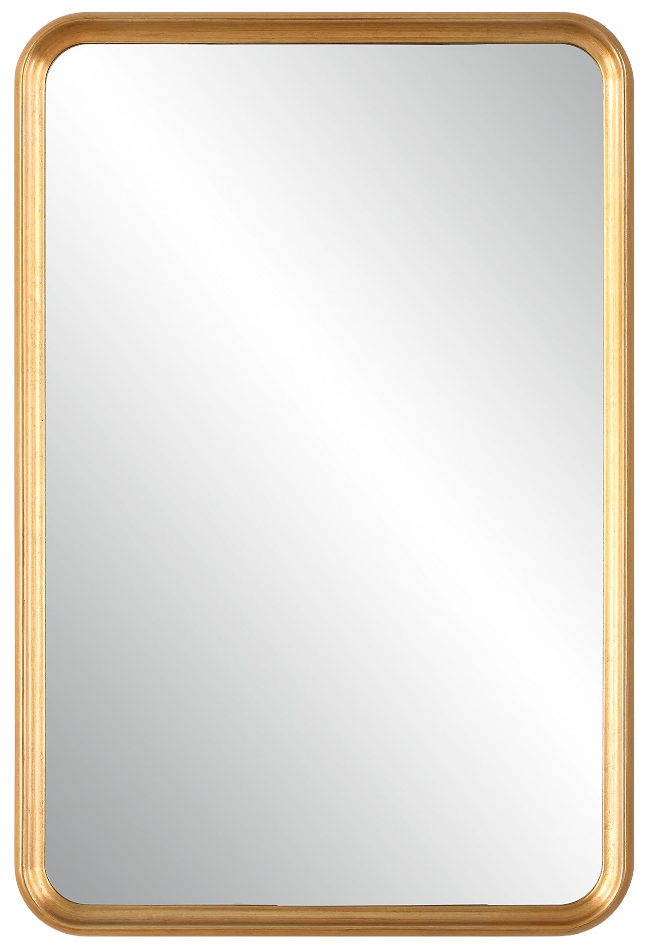 Image 2 Gold 20" x 30" Concaved Slope Wall Mirror