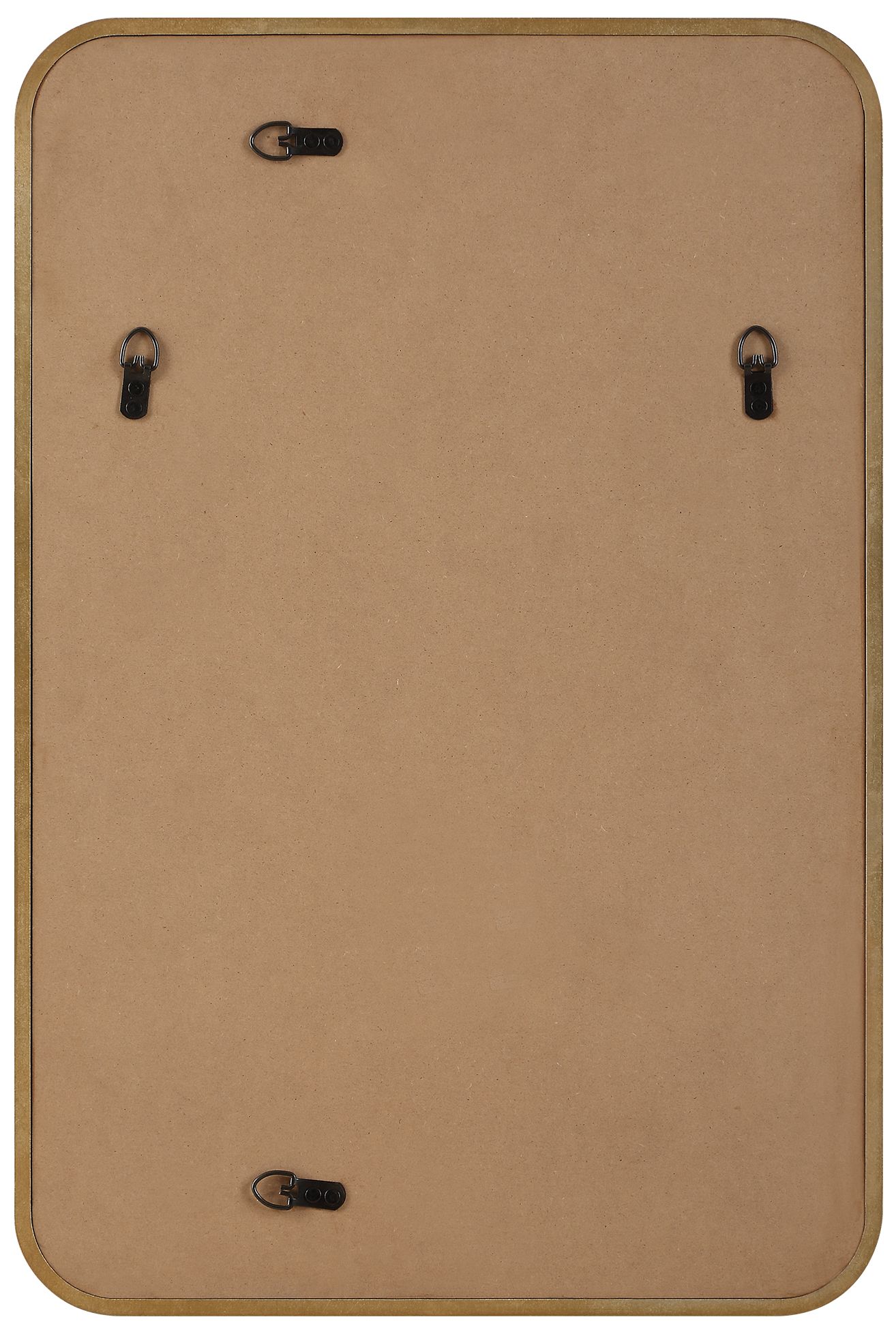 Image 3 Gold 20" x 30" Concaved Slope Wall Mirror more views