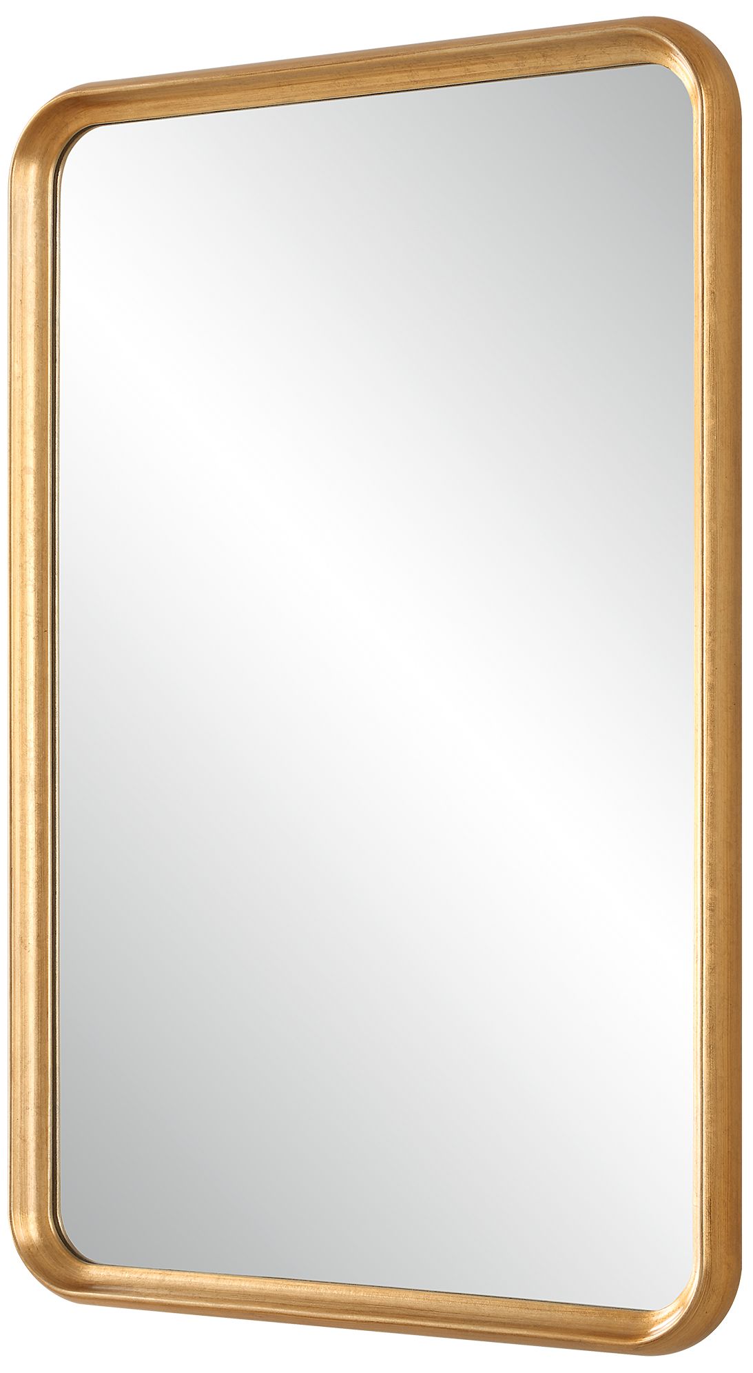 Image 5 Gold 20" x 30" Concaved Slope Wall Mirror more views