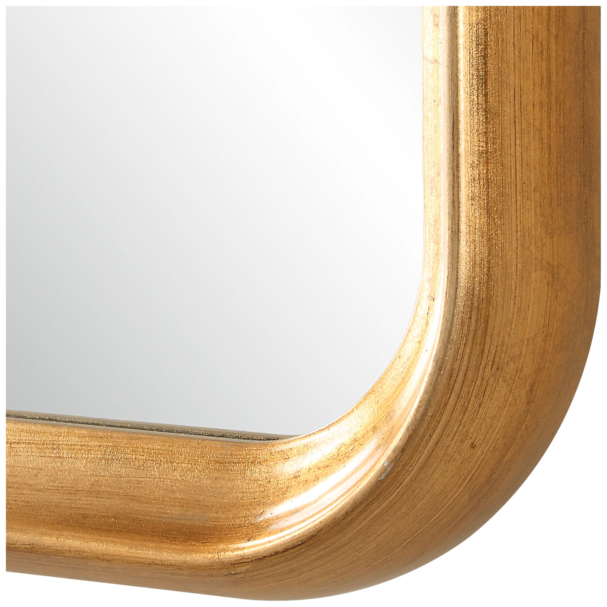 Image 6 Gold 20" x 30" Concaved Slope Wall Mirror more views