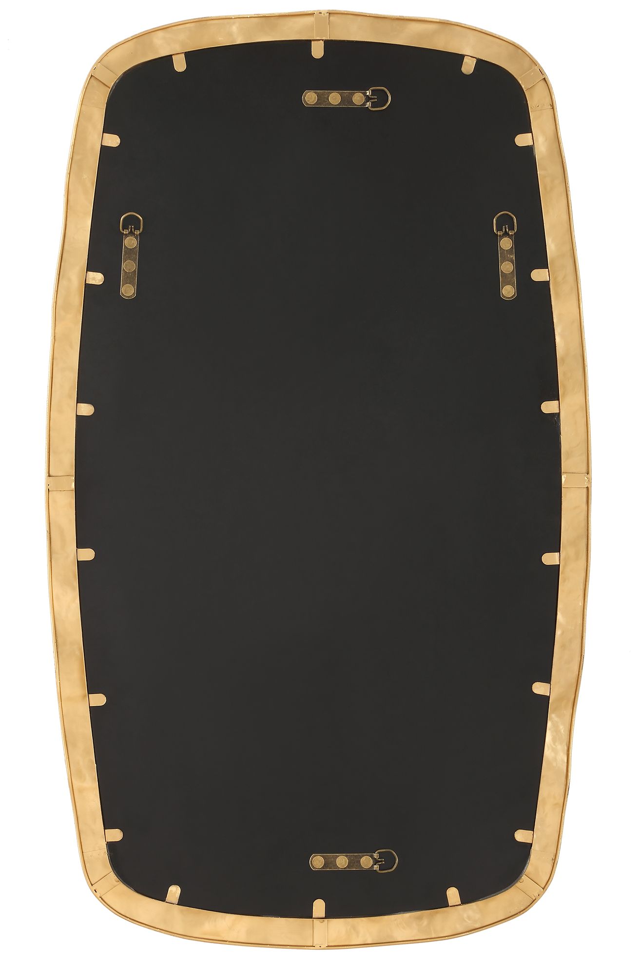 Image 3 Gold 22 1/4" x 38" Flowing Wall Mirror more views