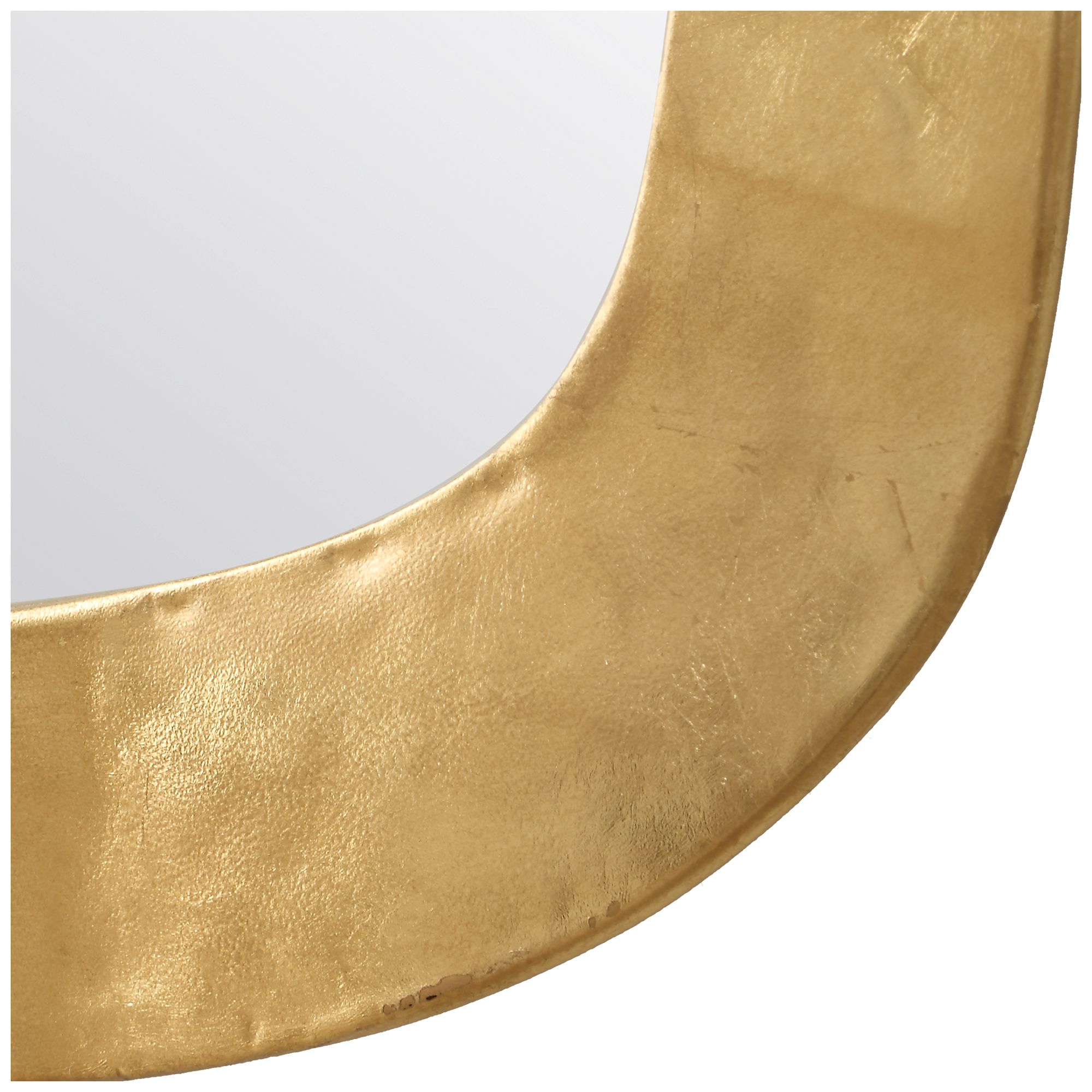 Image 6 Gold 22 1/4" x 38" Flowing Wall Mirror more views