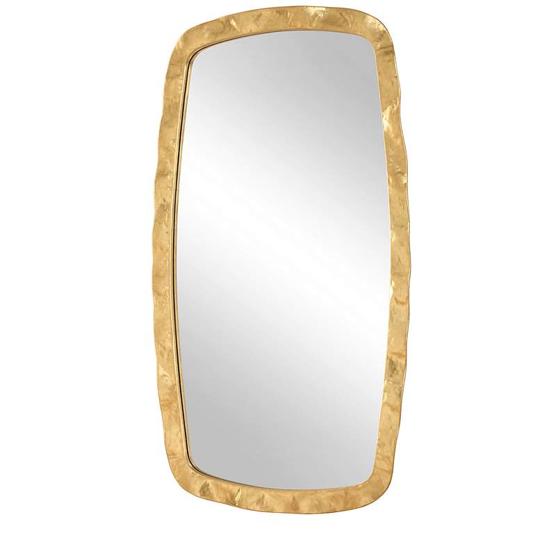 Image 5 Gold 22 1/4" x 38" Flowing Wall Mirror more views