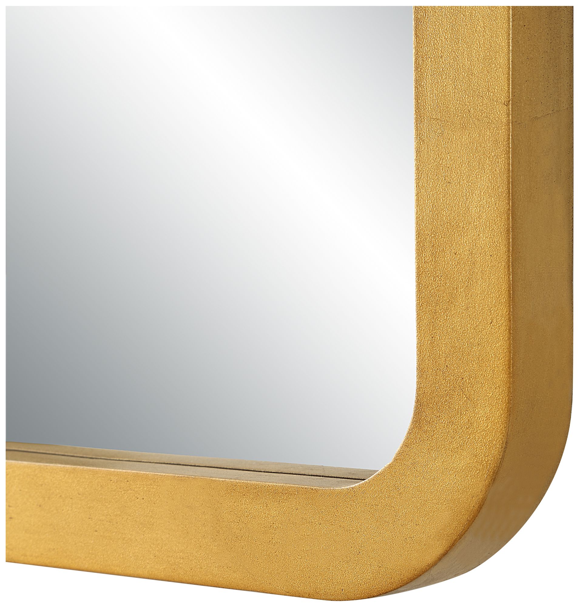 Image 7 Gold 23 3/4" x 36" Rectangular Wall Mirror more views