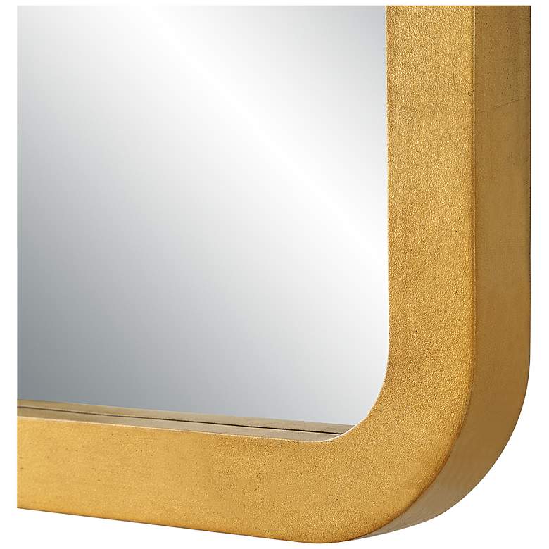 Image 7 Gold 23 3/4" x 36" Rectangular Wall Mirror more views
