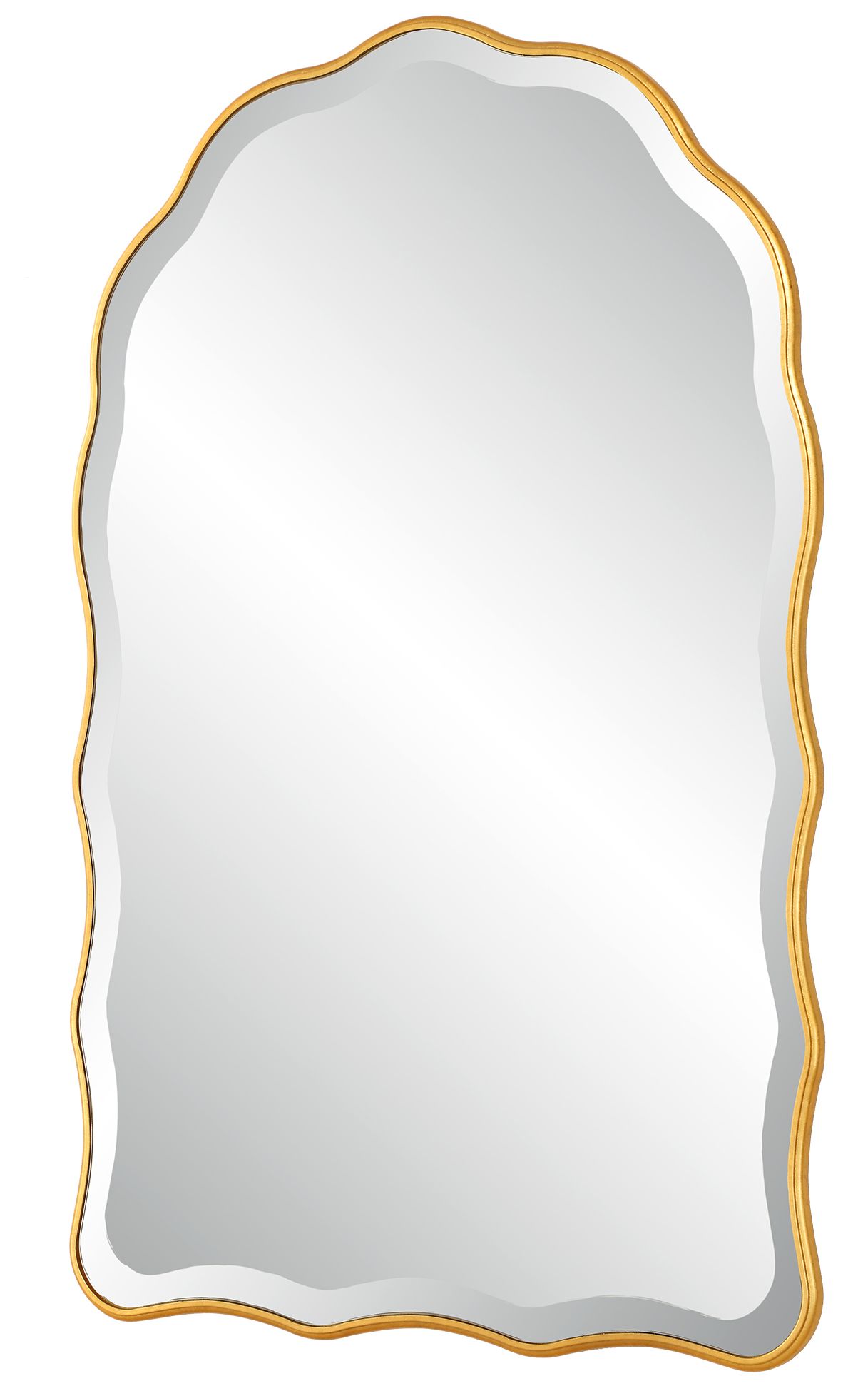 Image 5 Gold 24" x 36" Arch Top Wall Mirror more views