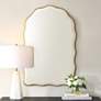 1_Gold 24" x 36" Arch Top Wall Mirror