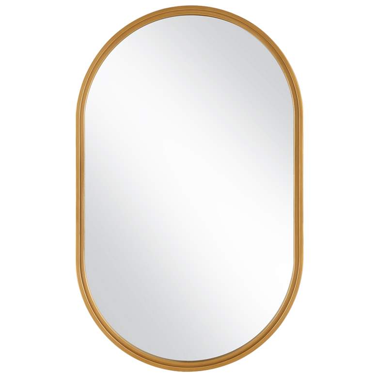 Image 2 Gold 27" x 35" Wall Mirror
