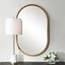 1_Gold 27" x 35" Wall Mirror