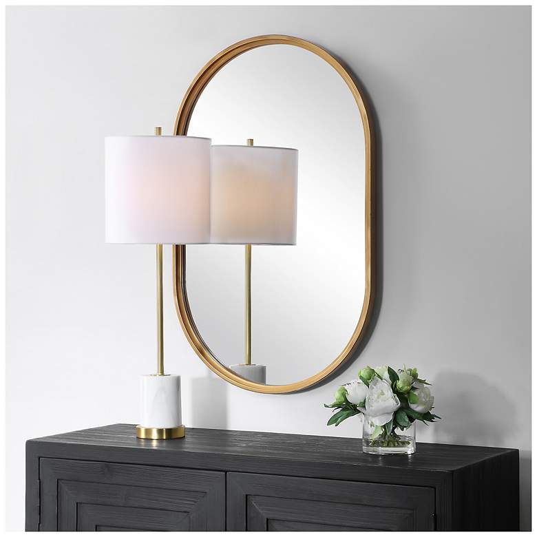 Image 4 Gold 27" x 35" Wall Mirror more views
