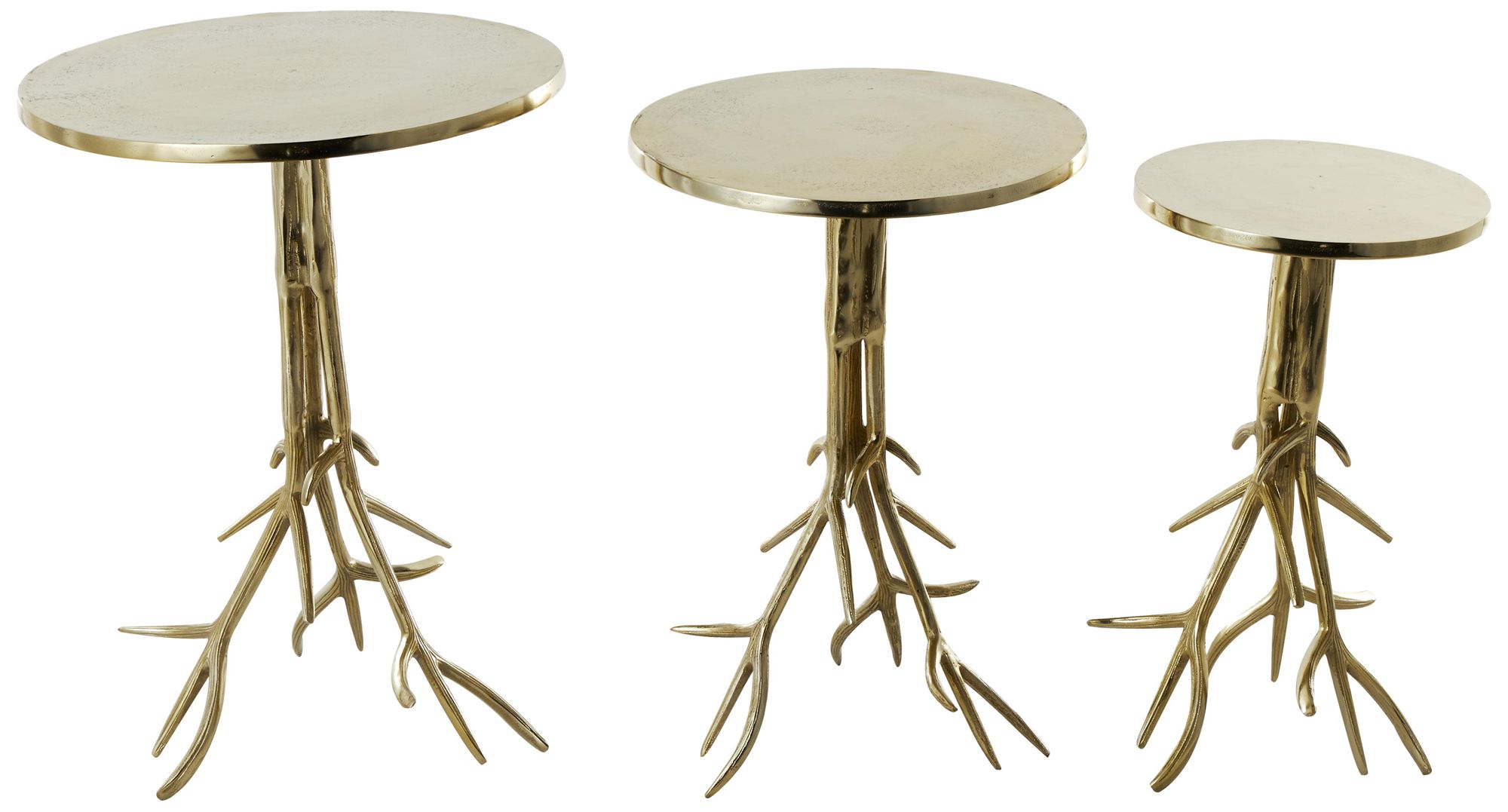 Image 2 Gold Aluminum Metal Contemporary Accent