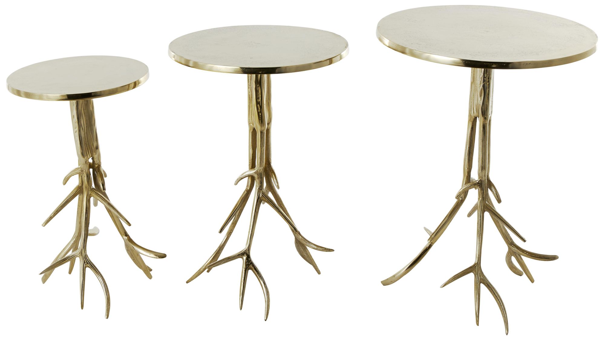 Image 5 Gold Aluminum Metal Contemporary Accent more views