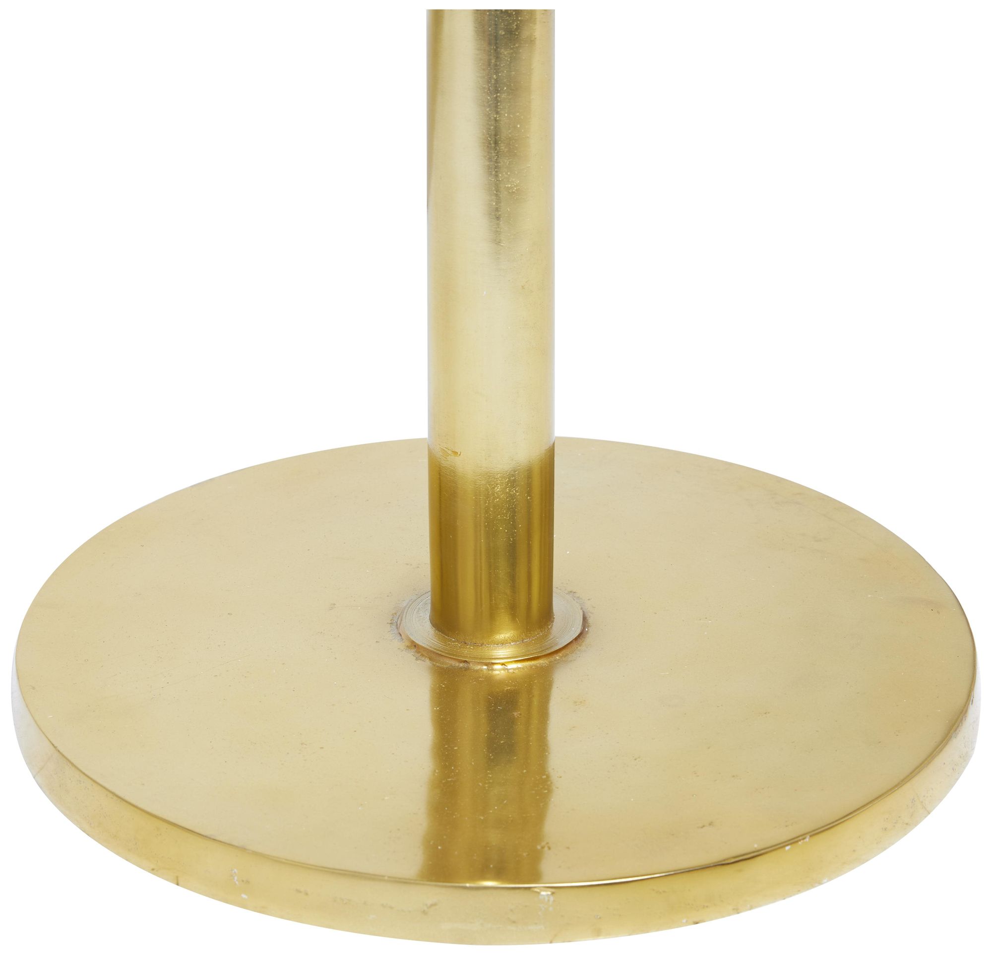 Image 3 Gold Aluminum Metal Contemporary Coat Rack, 15" x 15" x 69" more views