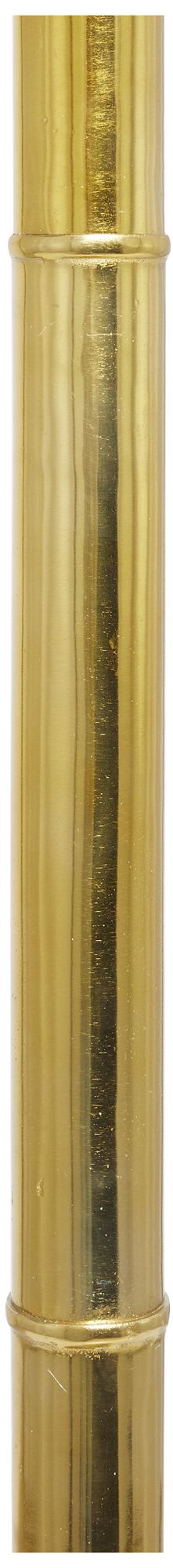 Image 4 Gold Aluminum Metal Contemporary Coat Rack, 15" x 15" x 69" more views