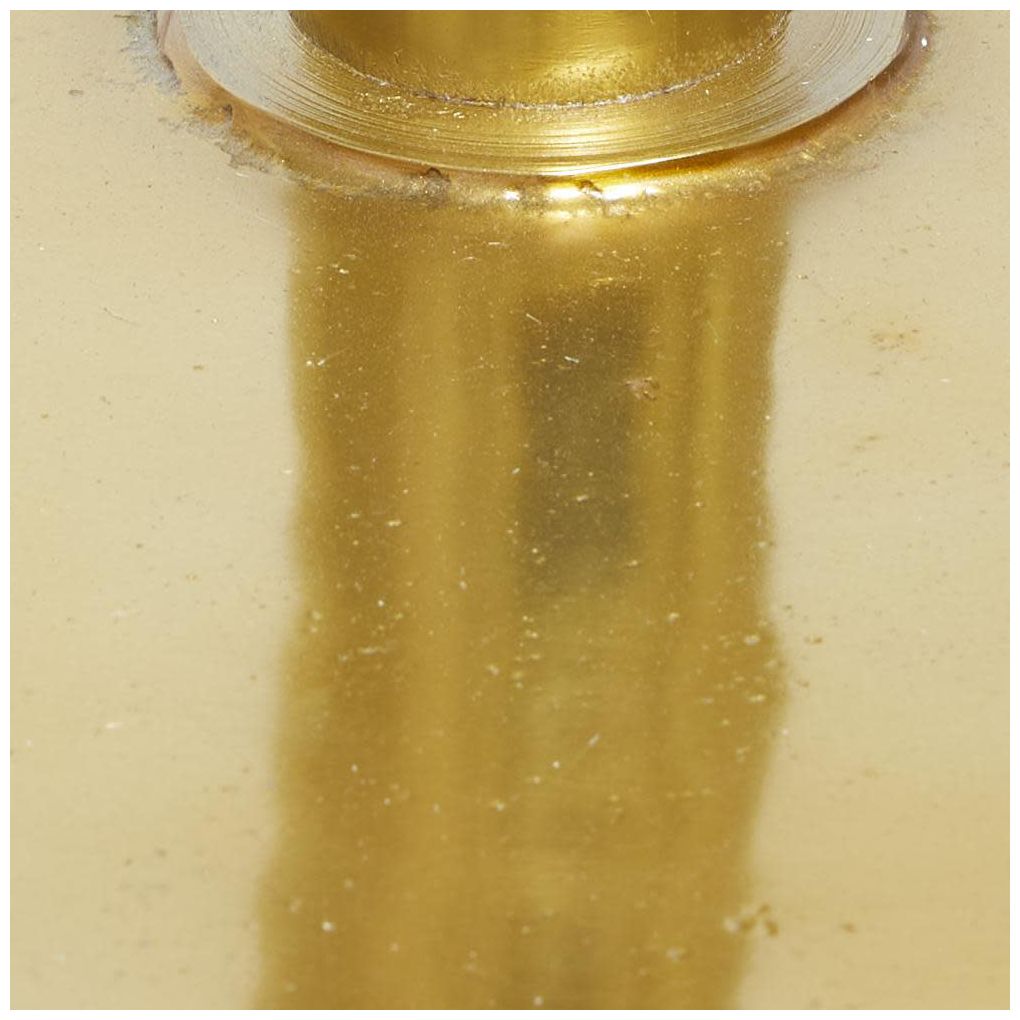 Gold Aluminum Metal Contemporary Coat Rack, 15" x 15" x 69"