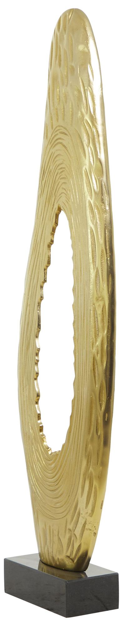 Image 5 Gold Aluminum Metal Contemporary Sculpture, 15" x 5" x 50" more views