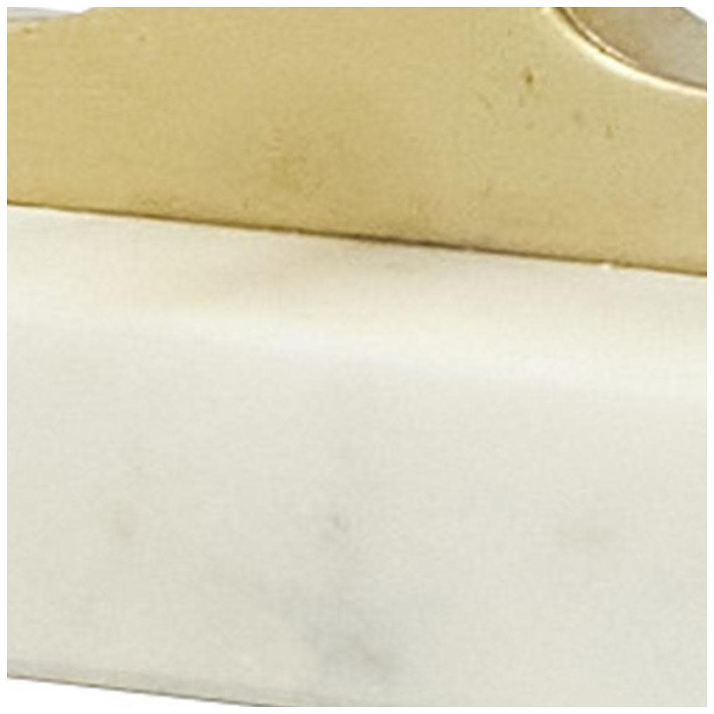 Gold Aluminum Metal Contemporary Sculpture, S/2 28", 19"H