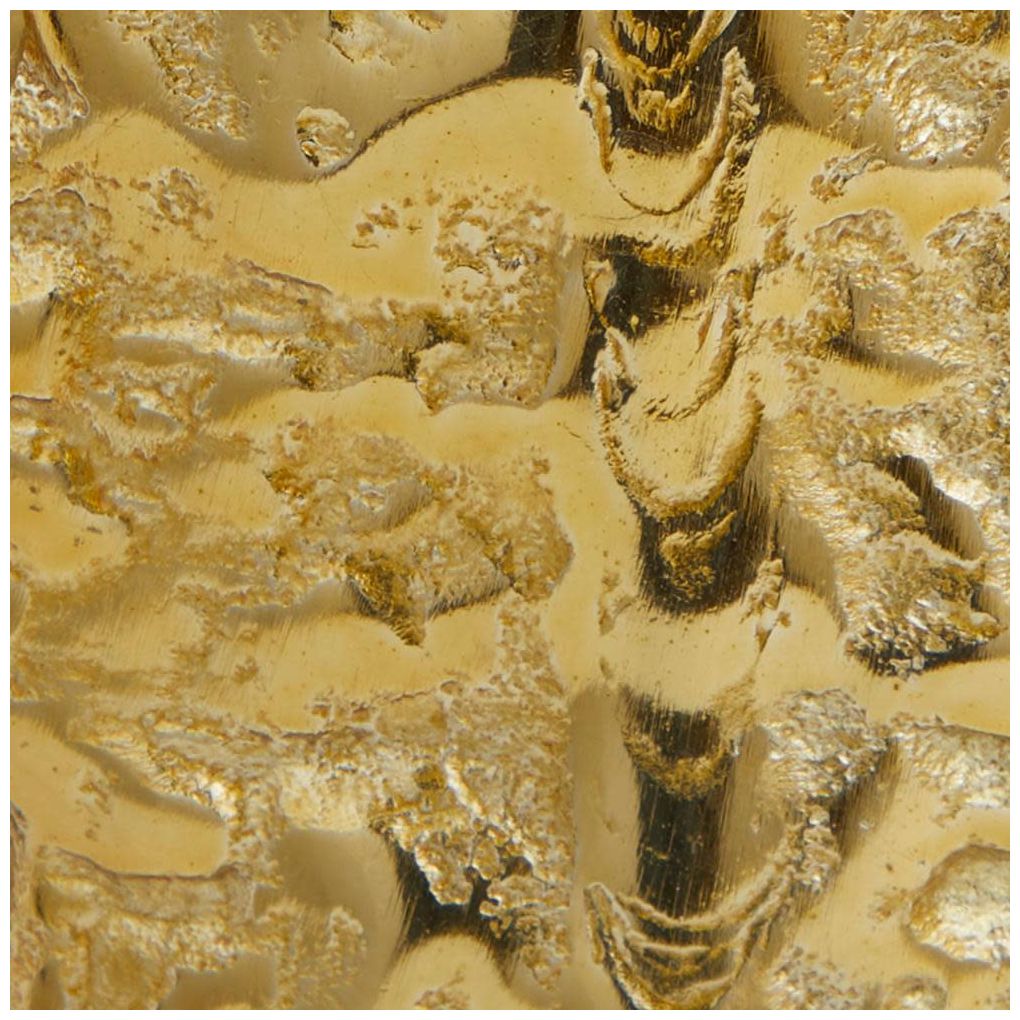 Gold Aluminum Metal Contemporary Vase, S/2 20", 15"H