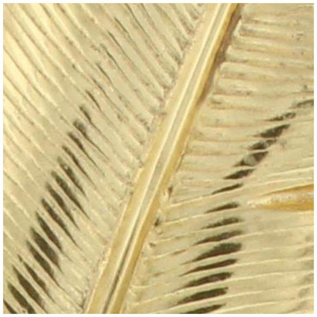 Image 7 Gold Aluminum Metal Glam Sculpture, 6" x 2" x 12" more views