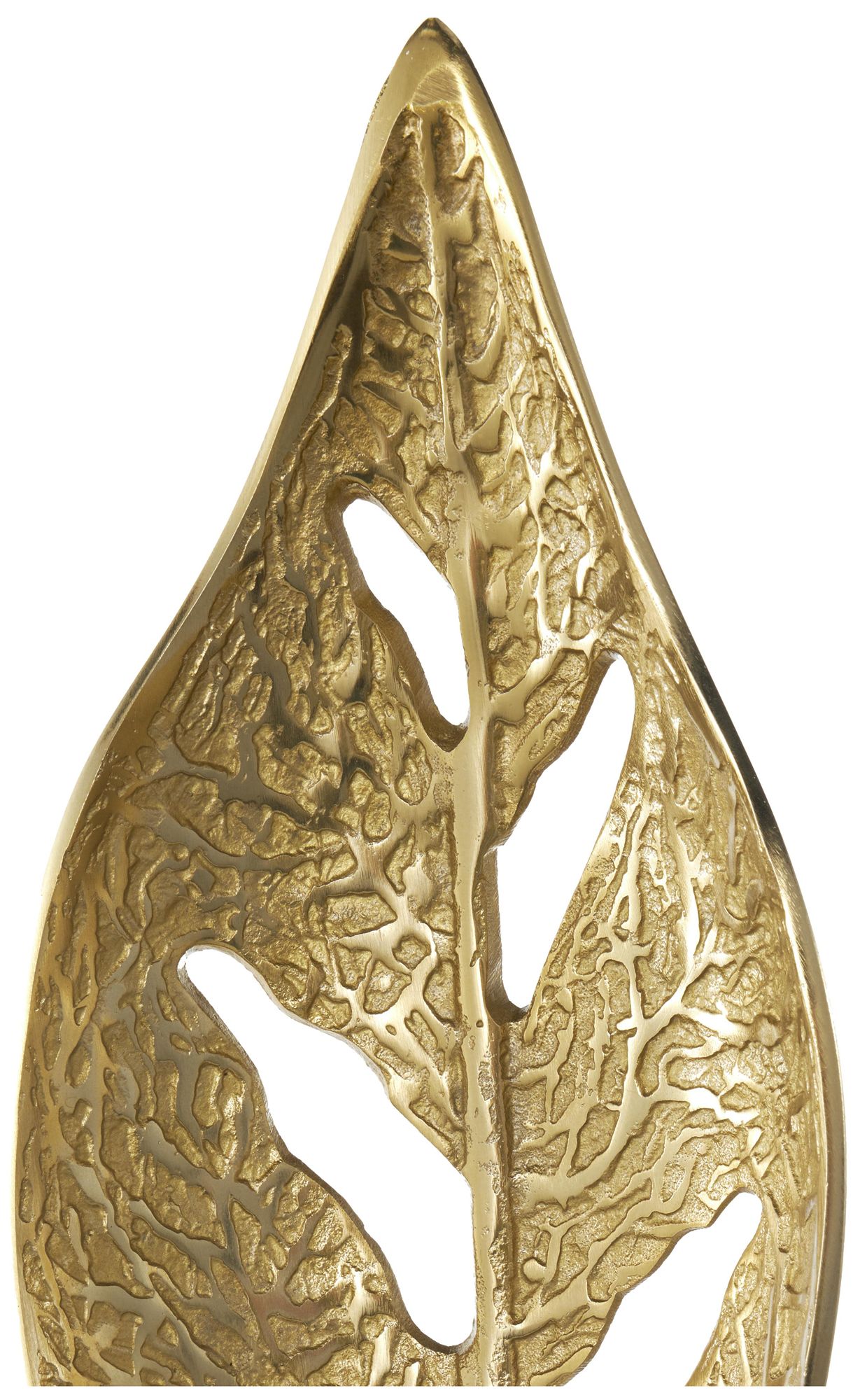 Image 3 Gold Aluminum Metal Glam Sculpture, 7" x 4" x 35" more views