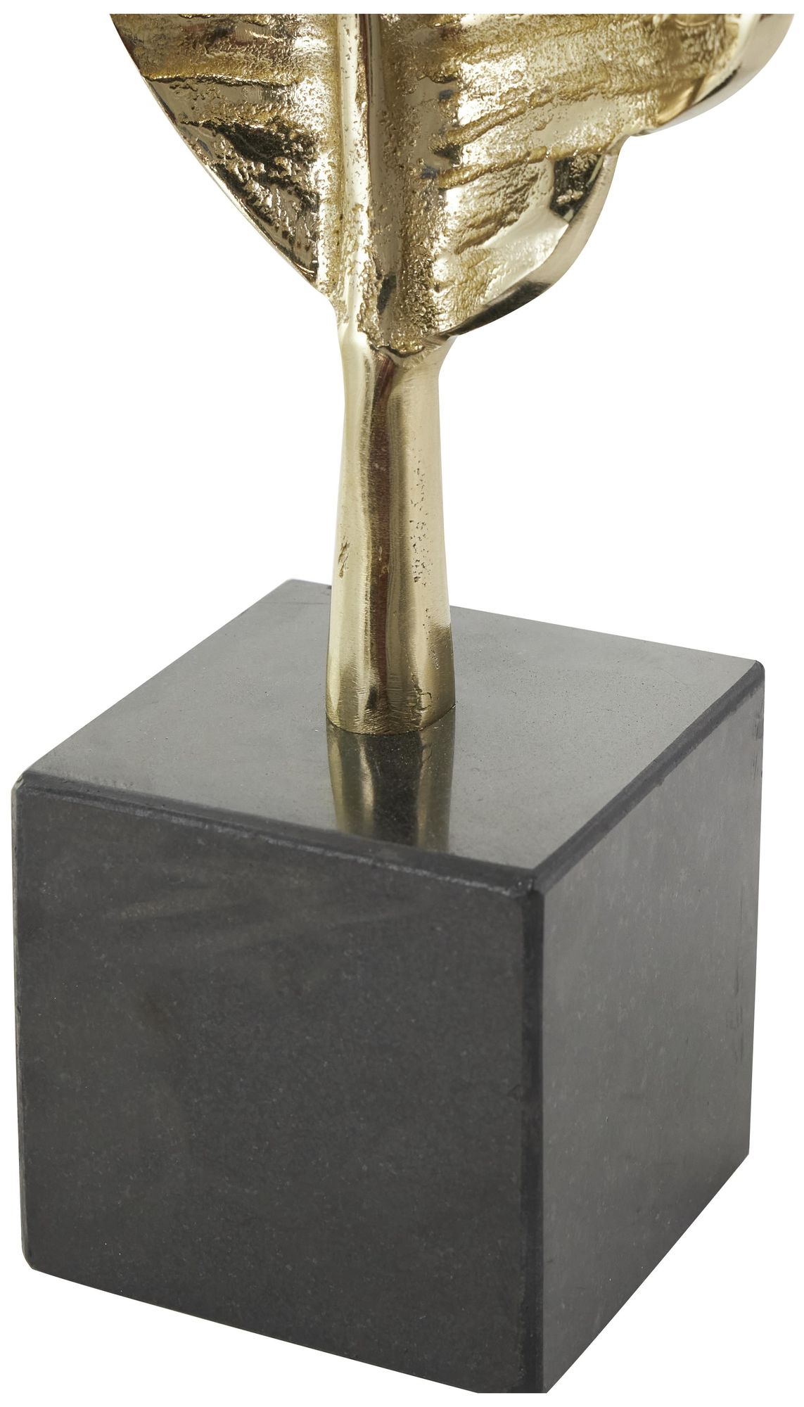 Image 3 Gold Aluminum Metal Glam Sculpture, 9" x 4" x 30" more views